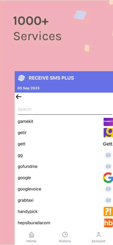 Receive SMS Plus应用截图