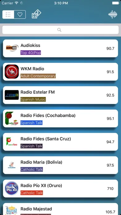 Radios de Bolivia en Vivo Gratis - FM AM سکرین شاٹس
