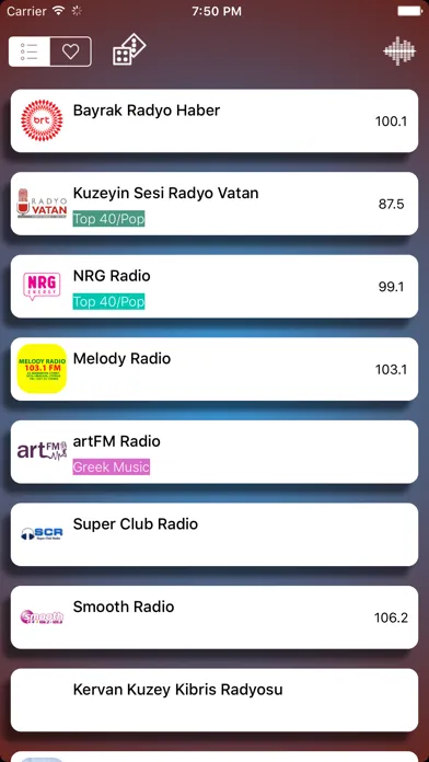 Tangkapan layar Radio  - Radio Cyprus  - Stream free greek music, sports, news fm radios
