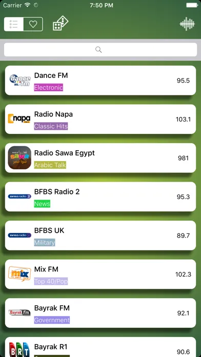Tangkapan layar Radio  - Radio Cyprus  - Stream free greek music, sports, news fm radios