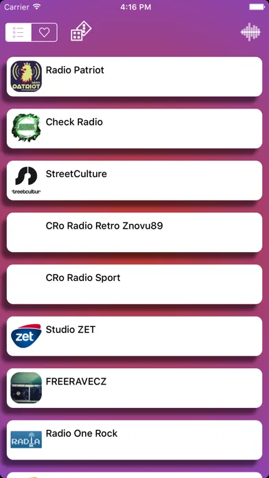 Radio Player Czech Republic  (Česká republika rádio, čeština,Český ,Česko)应用截图