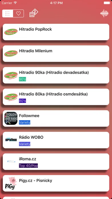 Radio Player Czech Republic  (Česká republika rádio, čeština,Český ,Česko)应用截图