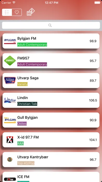 Скриншоты Iceland Radio Live Player (Ísland,Icelandic)