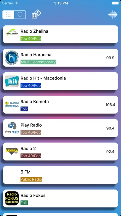 Macedonia Radio Live Player ( Македонија  / Macedonian / македонски јазик радио) स्क्रीनशॉट