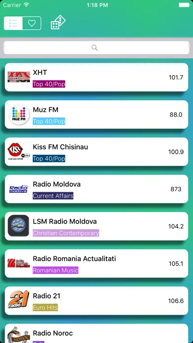 ภาพหน้าจอของ Moldova Radio Live Player - (Romanian)