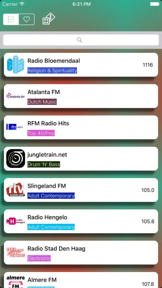Radio - De app geeft toegang tot alle radio GRATIS! - Radio Nederland - Gratis muziek 스크린샷