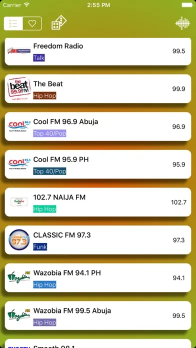 Tangkapan layar Radio Nigeria - The Most Popular AM - FM Radio Stations