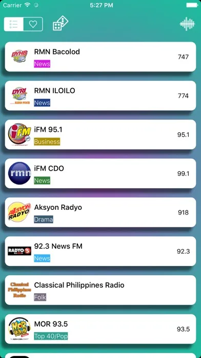Radio Philippines - Free FM AM  Radyo Pinoy / Pilipinas スクリーンショット