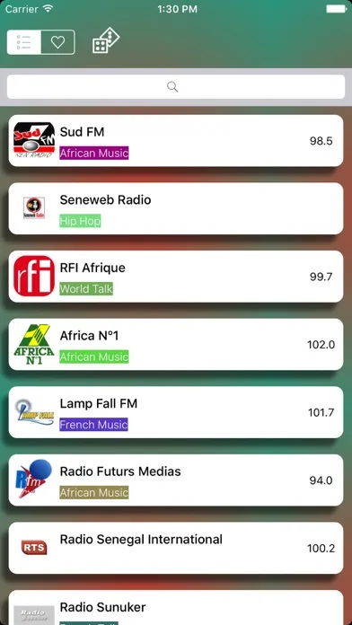 Radio.FM - Senegal Radio LIve Stream Ekran Görüntüleri