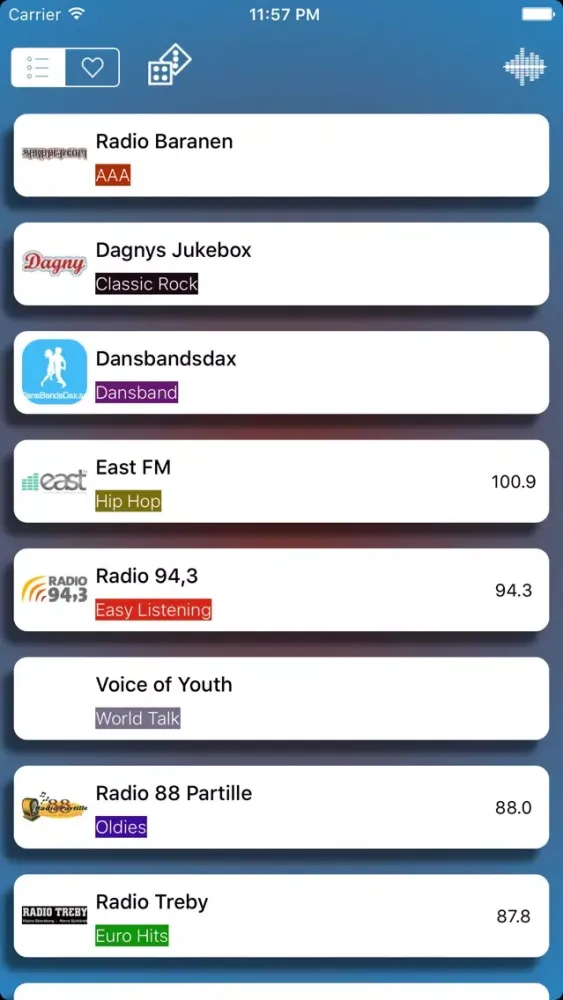 Скриншоты Radio - GRATIS! - Sveriges Radio