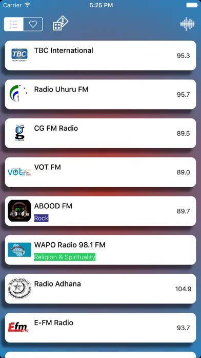 ภาพหน้าจอของ Tanzania Radio Live - Music, News and Sports Free Online