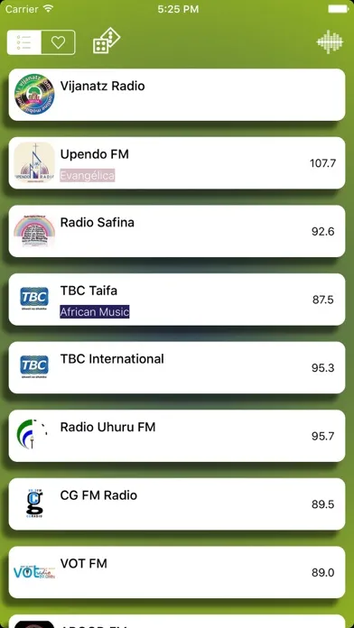 ภาพหน้าจอของ Tanzania Radio Live - Music, News and Sports Free Online