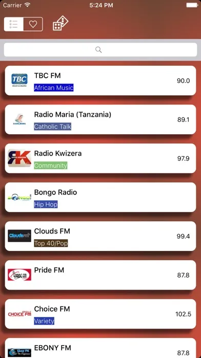 ภาพหน้าจอของ Tanzania Radio Live - Music, News and Sports Free Online