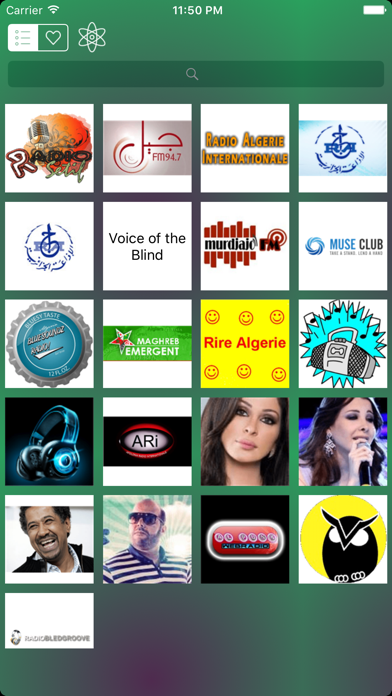Ảnh chụp màn hình của Radios Algérie
