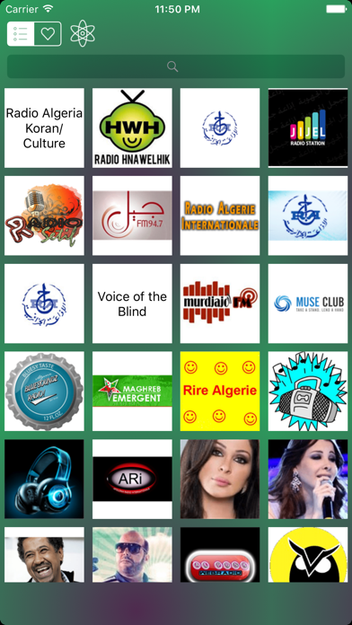 Ảnh chụp màn hình của Radios Algérie
