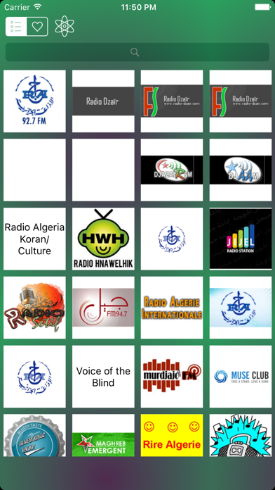 Ảnh chụp màn hình của Radios Algérie