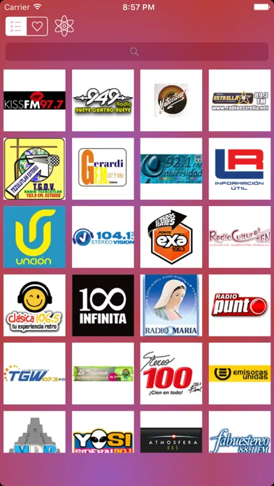 Zrzuty ekranu Radio Guatemala