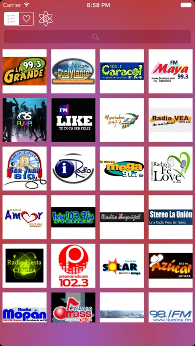 Zrzuty ekranu Radio Guatemala