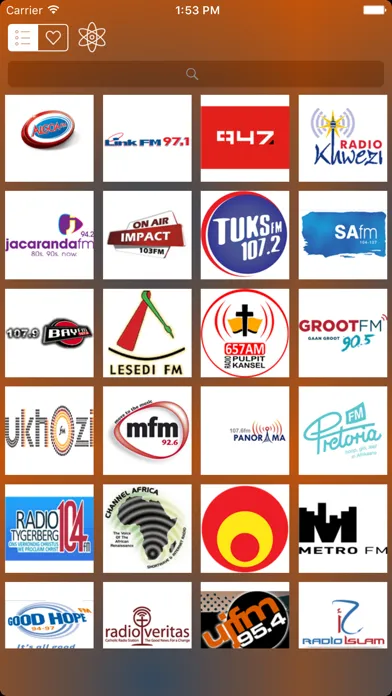 Captures d'écran de Radio South Africa - Music Player