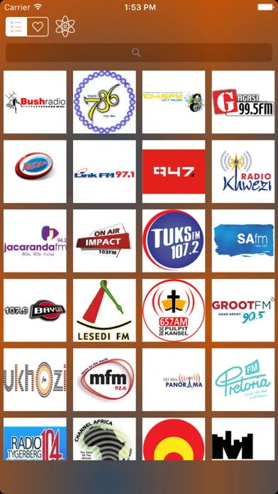 Captures d'écran de Radio South Africa - Music Player