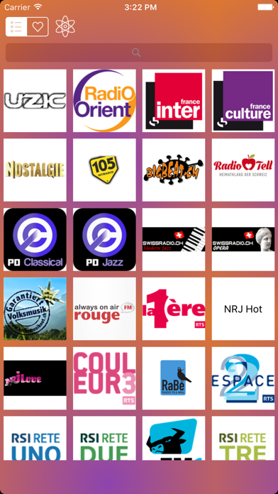 Swissradio - Internet Radios -Music Player স্ক্রিনশট