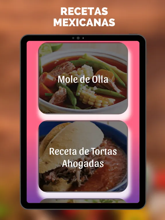 Screenshot di Recetas de Comidas Mexicanas iPad 