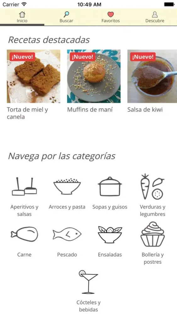 Recetas fáciles Ekran Görüntüleri