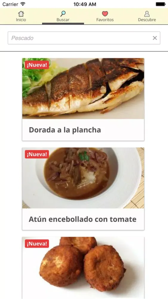 Recetas fáciles Ekran Görüntüleri