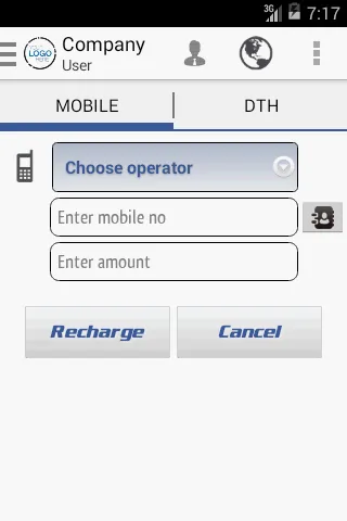 Recharge App سکرین شاٹس