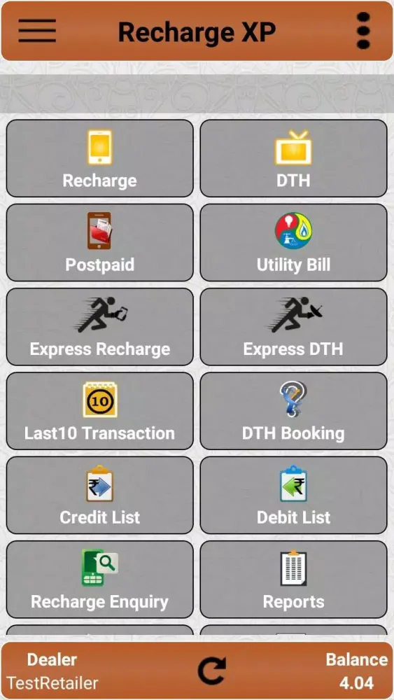 Ảnh chụp màn hình của Recharge XP