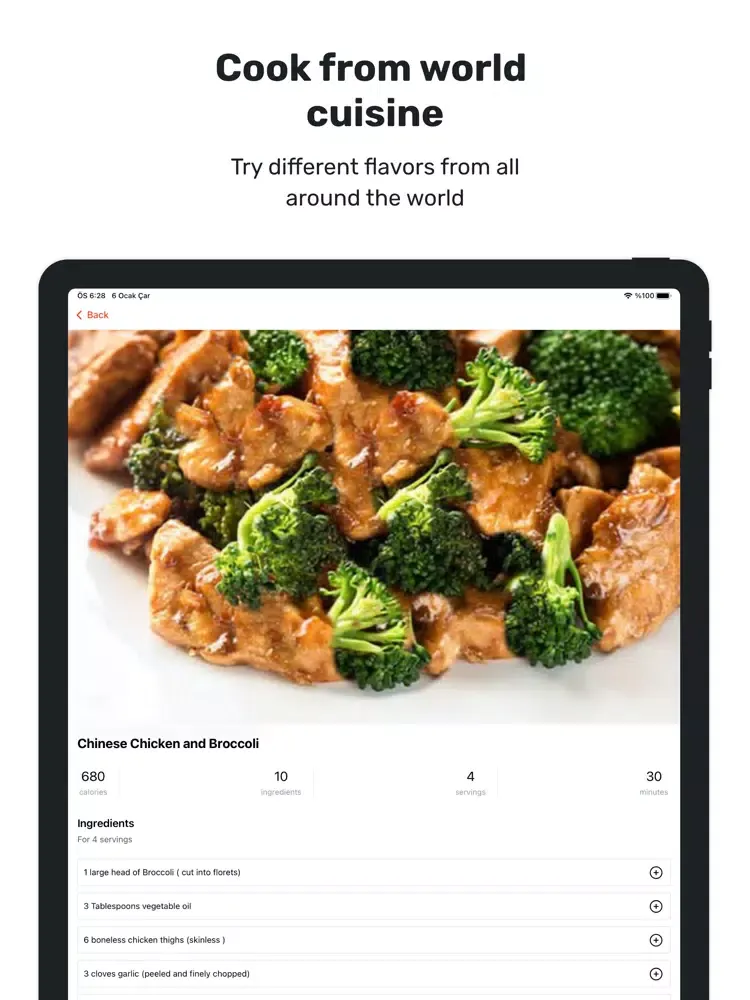 Recibook: Recipes & Cookbooks iPad  Screenshots