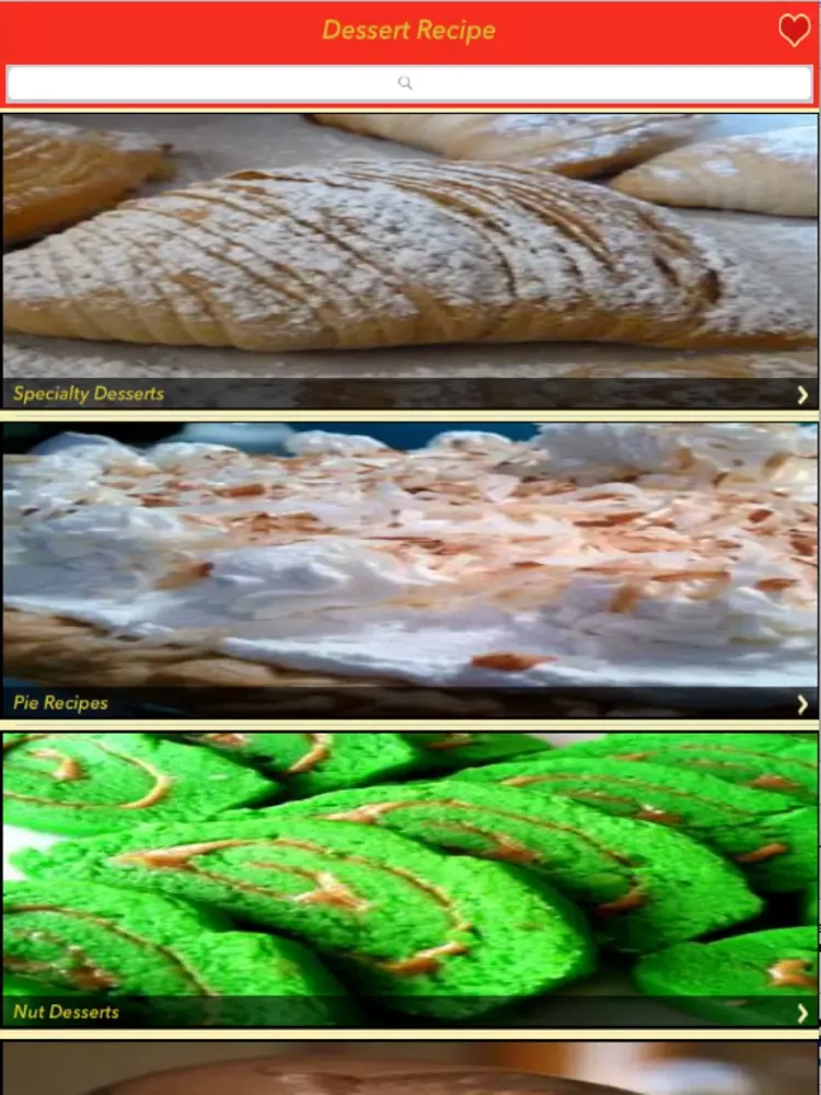 Скриншоты 3000+ Dessert Recipes iPad 