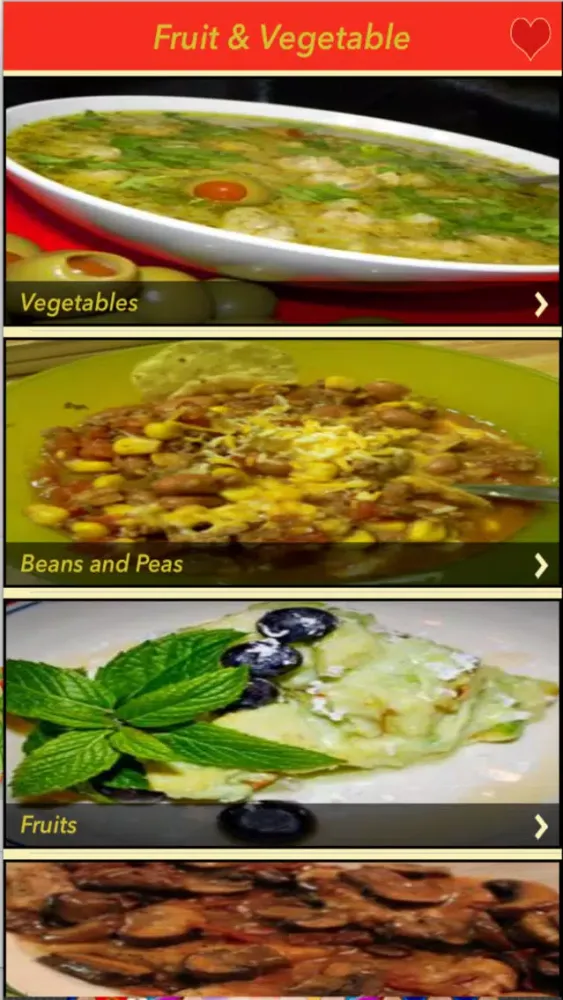Tangkapan layar 1000+ Fruit&Vegetable Recipes