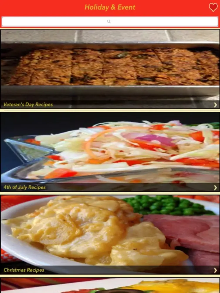 Скриншоты 5000+ Holiday&Event Recipes iPad 