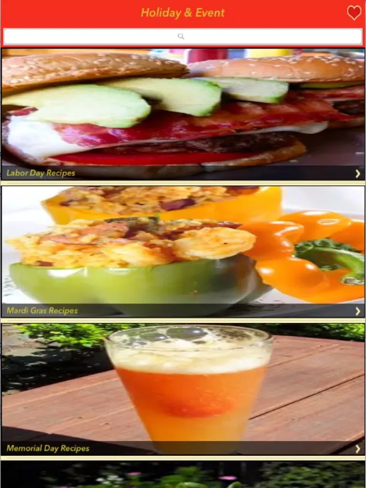 Скриншоты 5000+ Holiday&Event Recipes iPad 
