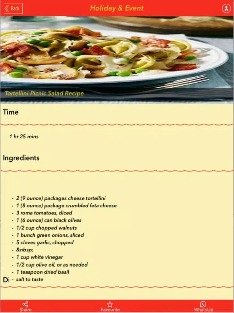 Скриншоты 5000+ Holiday&Event Recipes iPad 