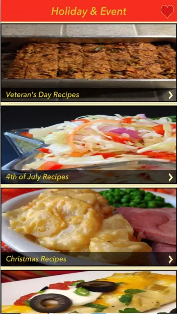 Скриншоты 5000+ Holiday&Event Recipes