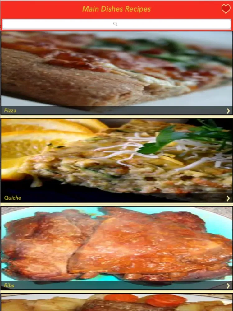 20000+ Main Dish Recipes iPad  سکرین شاٹس