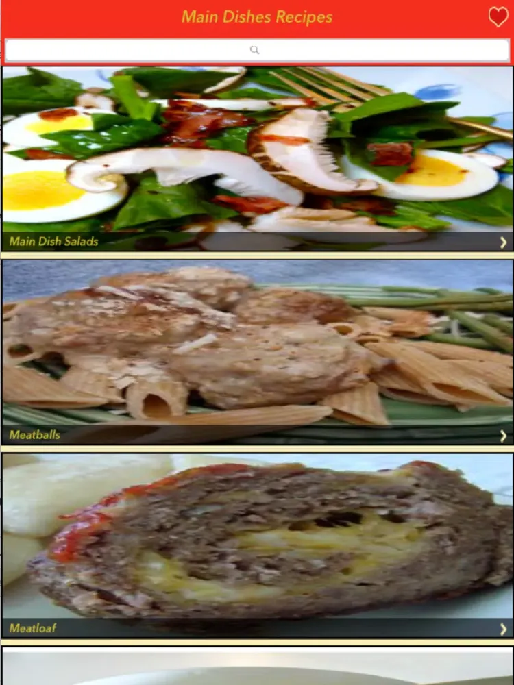 20000+ Main Dish Recipes iPad  سکرین شاٹس
