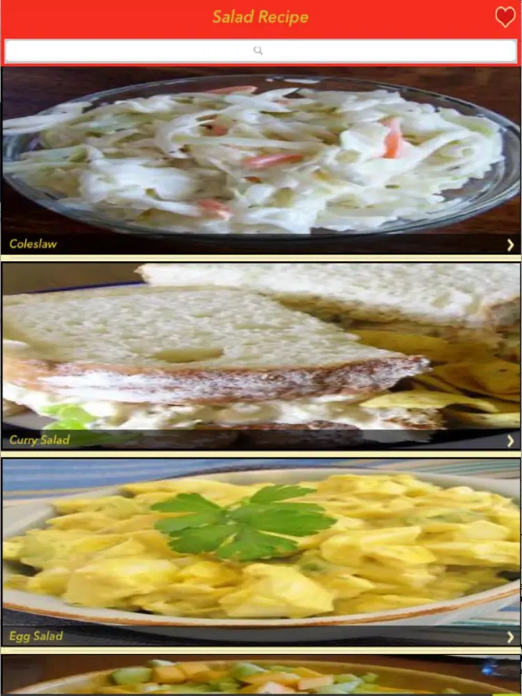 Tangkapan skrin 2000+ Salad Recipes iPad 
