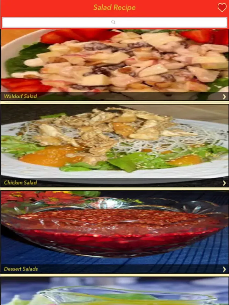 Tangkapan skrin 2000+ Salad Recipes iPad 