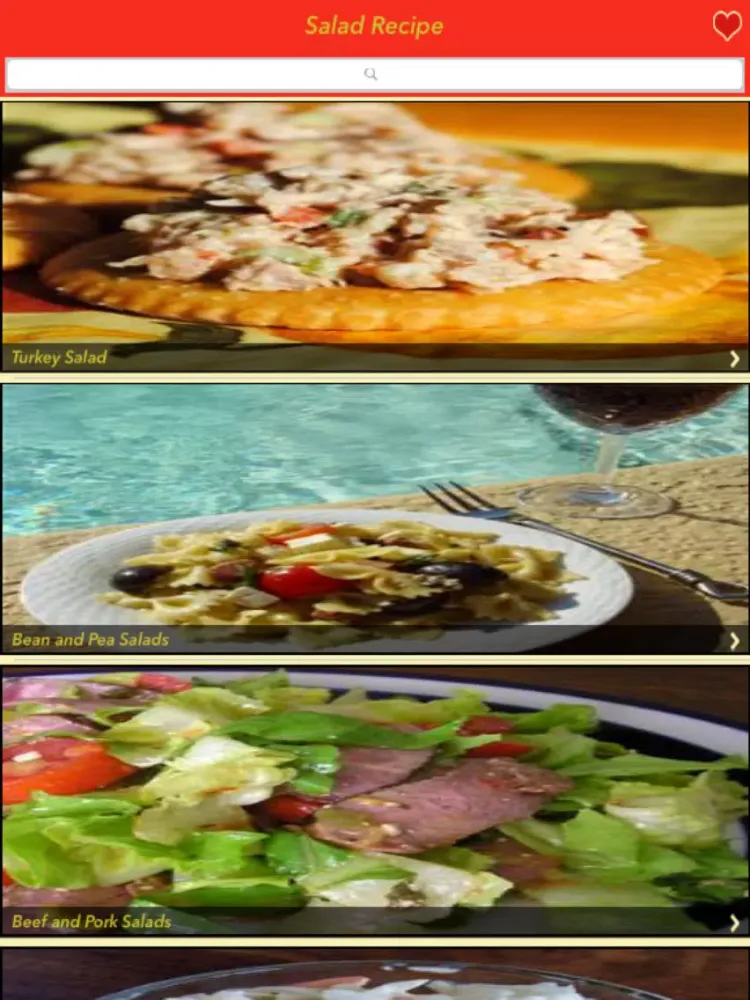 Tangkapan skrin 2000+ Salad Recipes iPad 