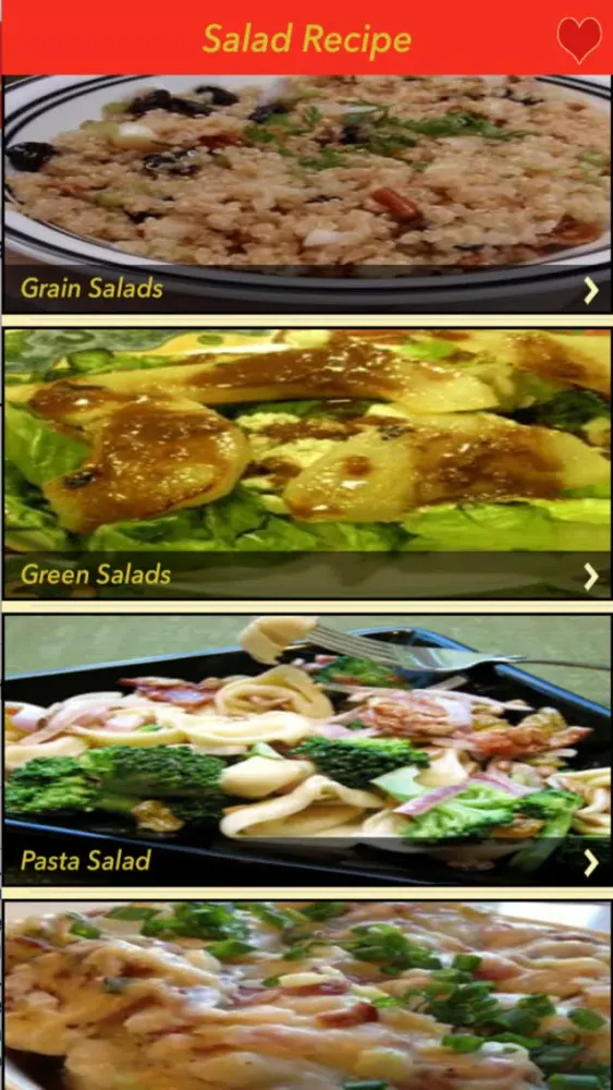 Tangkapan skrin 2000+ Salad Recipes