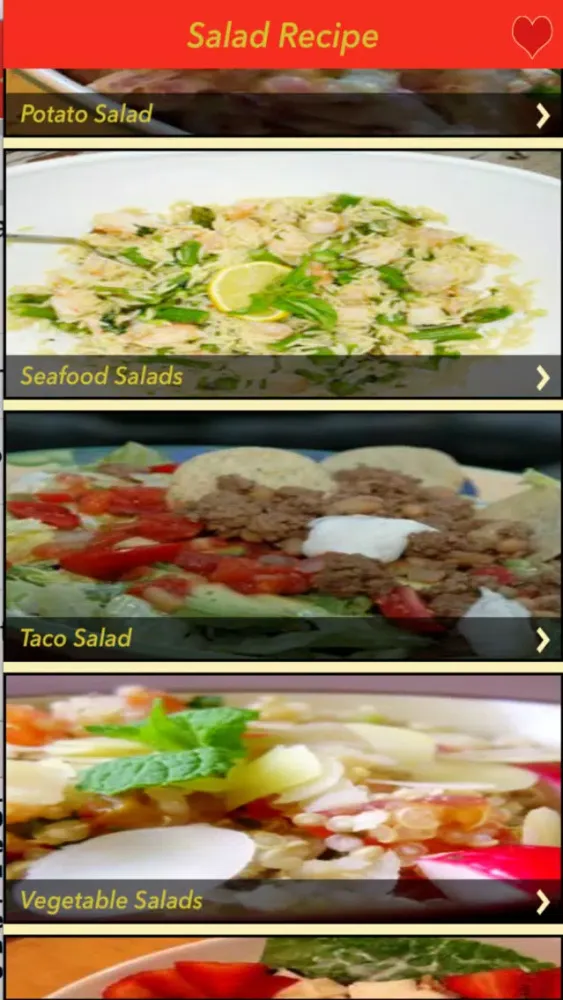 Tangkapan skrin 2000+ Salad Recipes