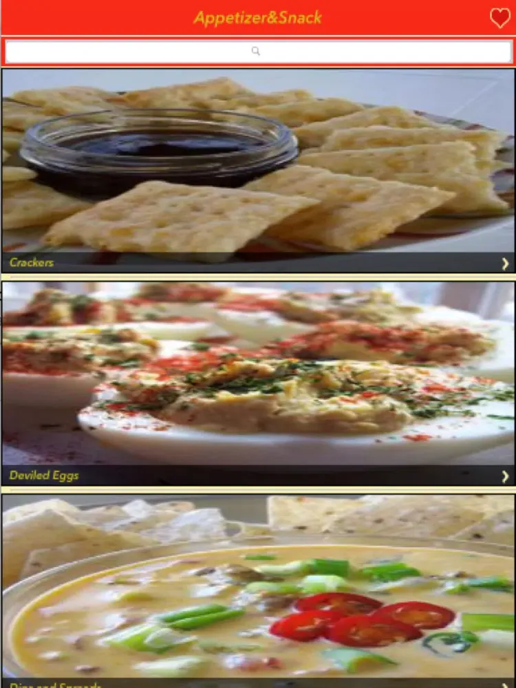 3000+ Appetizer & Snack Recipe iPad  Ekran Görüntüleri