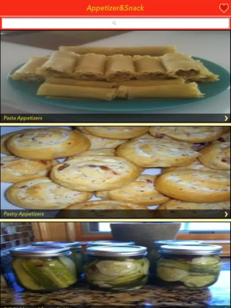3000+ Appetizer & Snack Recipe iPad  Ekran Görüntüleri