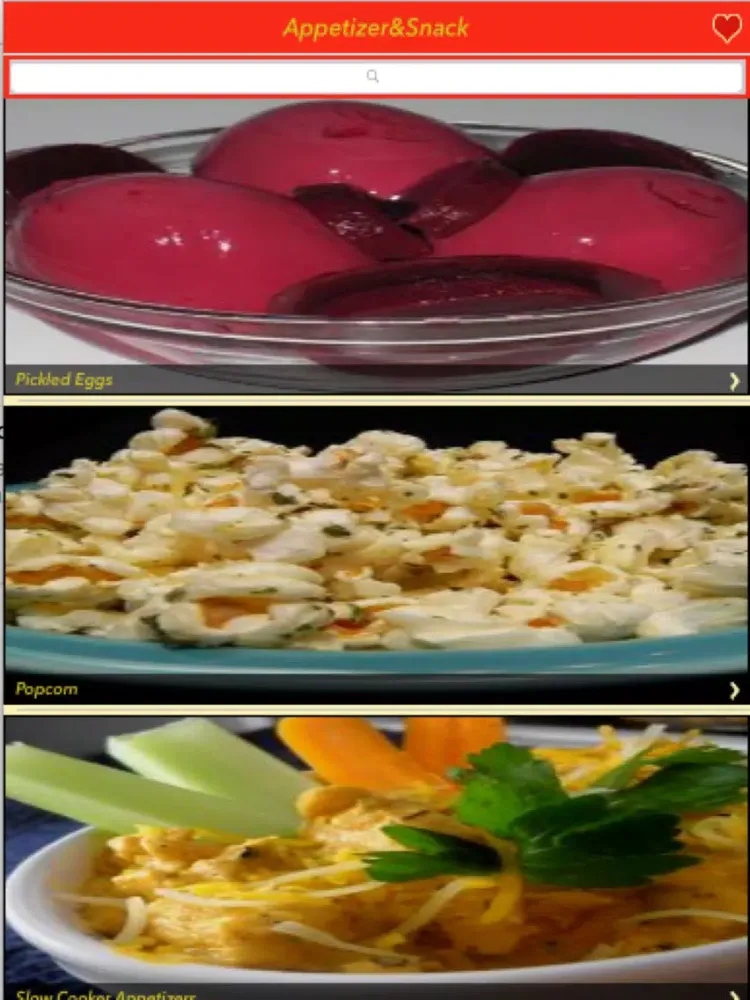 3000+ Appetizer & Snack Recipe iPad  Ekran Görüntüleri