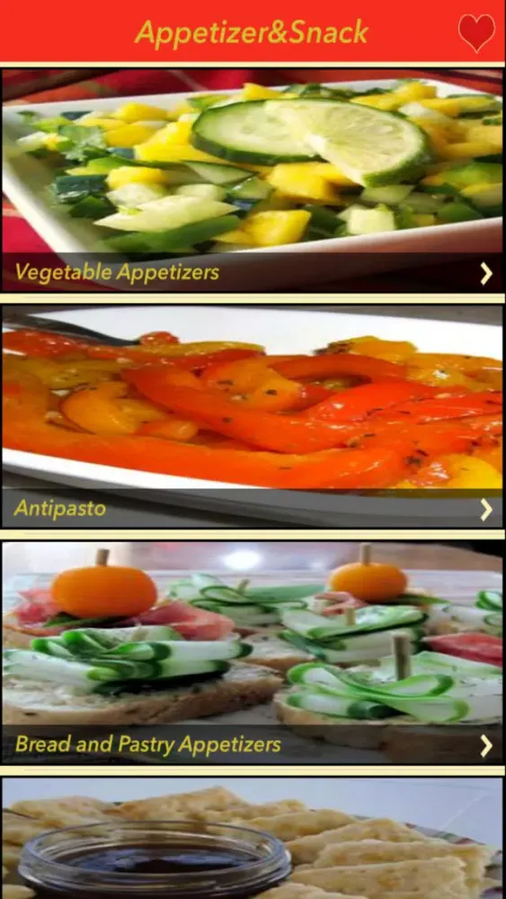 3000+ Appetizer & Snack Recipe Ekran Görüntüleri