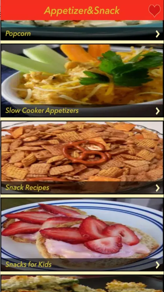 3000+ Appetizer & Snack Recipe Ekran Görüntüleri