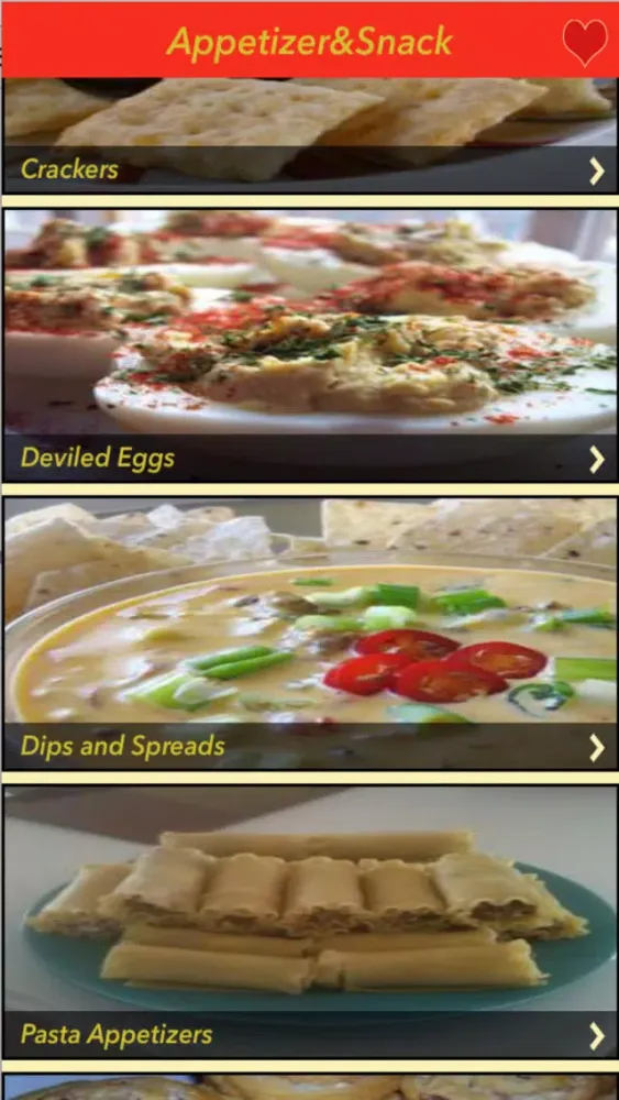 3000+ Appetizer & Snack Recipe Ekran Görüntüleri
